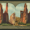Cathedral Spires: giant rock formations in the "Garden of the Gods," Colorado, U.S.A.