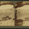 Pike's Peak, from Peephole, Garden of the Gods, Colorado, U.S.A.