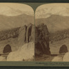 Majestic Pike's Peak, through the Gateways of the Garden of the Gods, Colorado, U.S.A.