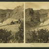 Gateway to the Gardens of the Gods, and stupendous Pike's Peak (14,147 ft.), Colorado, U.S.A.