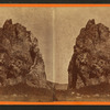 The Lone Rock, in the Garden of the Gods. (60 feet high, 6,124 fett above the sea level.)