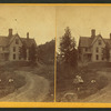 Residence of Gen'l Wm. J. Palmer, Glen Eyrie. Five miles from Colorado Springs.