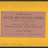 Glen Eyrie. Five miles from Colorado Springs. Echo Rock, 200 feet high.