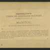 Manitou, from "The Heights."