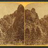 Cheyenne Canon. Six miles from Colorado Springs, Virginia Peak and Sphynx.