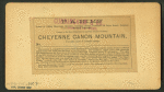 Cheyenne Canyon Mountain. Five miles south of Colorado Springs.