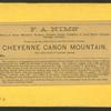 Cheyenne Canyon falls.