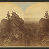 View in Colorado, Pikes Peak in distance.