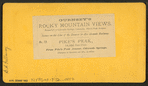Pike's Peak, 14,336 feet high, from Pike's Peak Avenue, Colorado Springs.