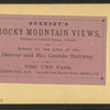 Rainbow Fall, 60 ft. One mile from Manitou House, Manitou, Co.