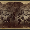 Donkey train, Ute Pass, near Manitou.