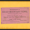 The Ute Pass, one mile from Manitou House, Manitou, Col. Cameron's Cone in the distance.
