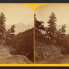 The Ute Pass, near the falls of the Fountain, looking down. Cameron's Cone in the distance.