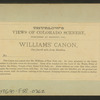 Temple of Isis, Williams Canon.