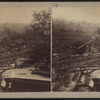 Debris littering fields.