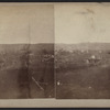 View of destroyed dwellings.