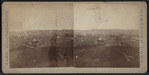 View of destroyed dwellings.