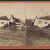 Wallingford tornado. [View of a collapsed house.]