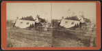 Wallingford tornado. [View of a collapsed house.]