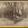 Temple Street, looking through the park. Winter.