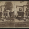 View of a two-story house.
