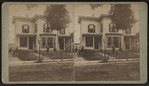 View of a two-story house.