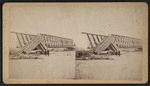 Railroad wreck on Tariffville bridge, January 15, 1878.
