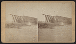 Railroad wreck on Tariffville bridge, January 15, 1878.