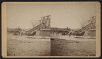 Railroad wreck on Tariffville bridge, January 15, 1878.