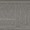 Inspecting combed silk. Silk industry (spun silk), South Manchester, Conn., U.S.A.