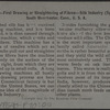 First drawing or straightening of fibres. Silk industry (spun silk), South Manchester, Conn., U.S.A.