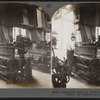 Jacquard loom at work weaving brocade. Silk industry, South Manchester, Conn., U.S.A.