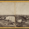 View of the Connecticut River and shipbuilding.