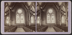 Memorial Church of the Good Shepherd. (Interior view showing stained glass windows.)