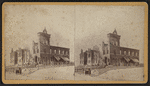 [A building destroyed by fire.]