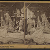 The New England Granite Works, Hartford, Conn. [Stone carvers working on large sculpture of a soldier]