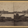 View of the river and industrial building at the other side.