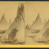 Summer view. [Showing Indian tipis.]