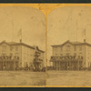 The Grand Central Hotel at Hope, D.T. [Dakota Territory], the end of the Manatoba [Manitoba] west branch in August 1882. About 70 miles from Larimore south-west.