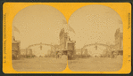 Part of Main Street during celebration, Sept. 5, 1883. Bismarck, D.T.