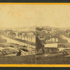 Picturesque View of Georgetown, The Potomac and Chesapeake Canal, from the rear of the Observatory.