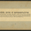 Chamber House of Representatives.