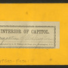 Interior of Capitol, Resignation of Washington.