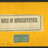 House of Representatives.