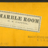 Marble Room, U.S. Capitol.