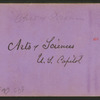 Arts and Sciences, U.S. Capitol.