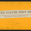 United States Post Office.