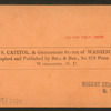 The U.S. Capitol, & Greenoughs statue of Washington.