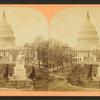 The U.S. Capitol, & Greenough's Statue of Washington.