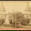 U.S. Capitol, & Greenoughs Statue of Washington.